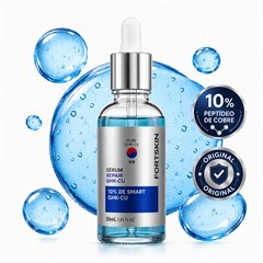 Sérum com selos de 10% Smart de peptídeo de cobre